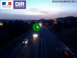 Caméra autoroute à Saint-Etienne (Les Littes) à hauteur du Ikea Saint-Etienne sur l'A72 en direction de Roanne