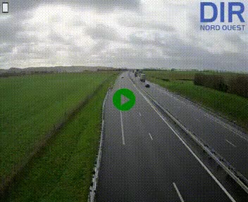 Webcam sur A84 à hauteur de l'échangeur de Poilley avec la N175, au sud d'Avranches