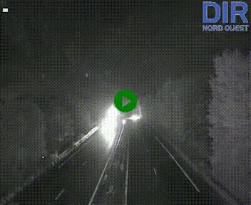 Webcam sur le périphérique de Caen (N814) à l'est de la ville, à Mondeville hauteur de la sortie 2, Presqu'île-Rives de l'Orne, au bout de l'autoroute A13