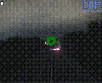 Webcam sur le périphérique de Caen (N814) à l'est de la ville, à Mondeville hauteur de la sortie 2, Presqu'île-Rives de l'Orne, au bout de l'autoroute A13