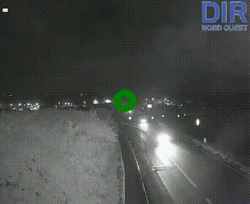 Webcam au début de l'A84 sur le périphérique Ouest de Caen (N814) à hauteur de la sortie 9, Porte de Bretagne