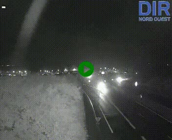 Webcam au début de l'A84 sur le périphérique Ouest de Caen (N814) à hauteur de la sortie 9, Porte de Bretagne