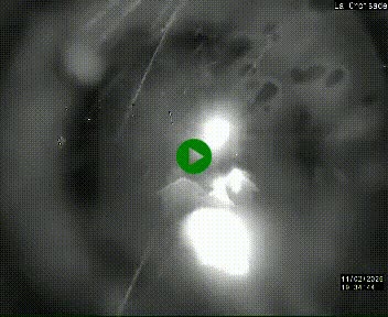 Webcam au carrefour de la croisade, à la jonction entre la N22 et la N320, avant le poste de douane franco-andorrane. Webcam à 1790 mètres d'altitude