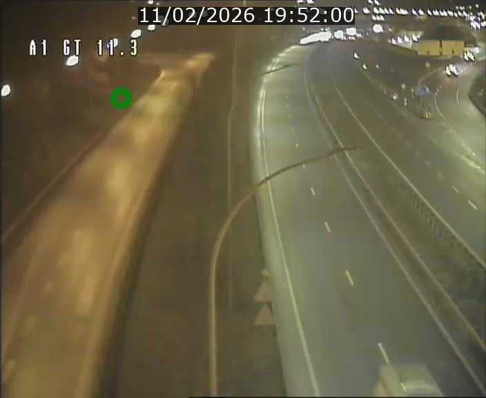 Traffic live webcam Luxembourg Senningerberg - A1 direction Allemagne - BK 11.3