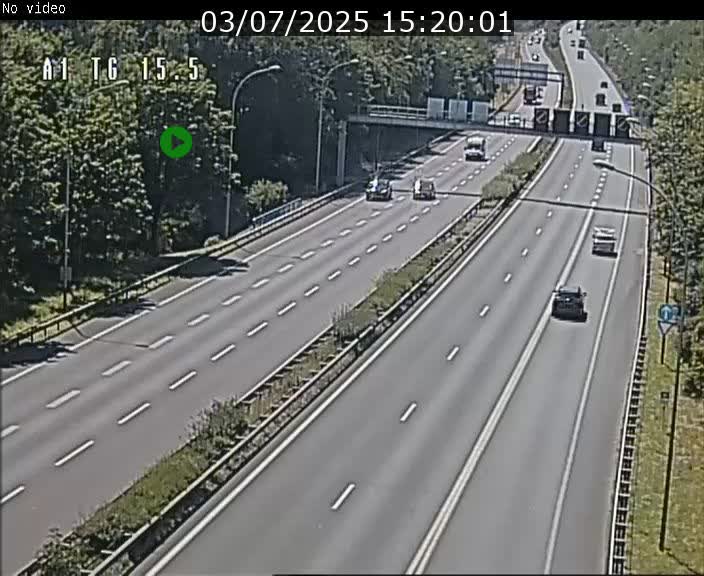 Traffic live webcam Luxembourg Munsbach - A1 direction Luxembourg - BK 15.5