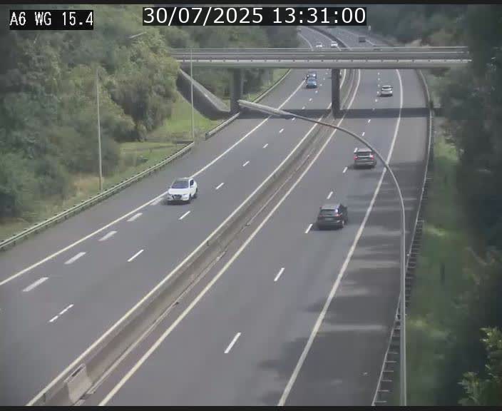 Traffic live webcam Luxembourg Capellen - A6 - BK 15.4 - direction Luxembourg/France/Allemagne
