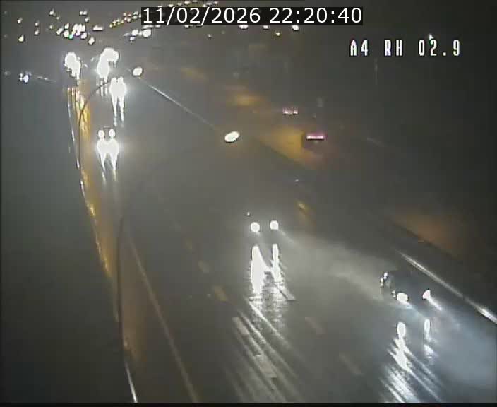 Webcam traffic A4 Luxembourg - BK 2.9 - Croix de Cessange (direction Luxembourg)