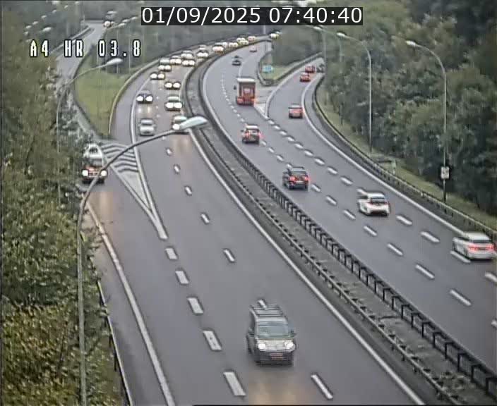 Webcam traffic A4 Luxembourg - BK 3.8 - Leudelange (direction Esch sur Alzette)