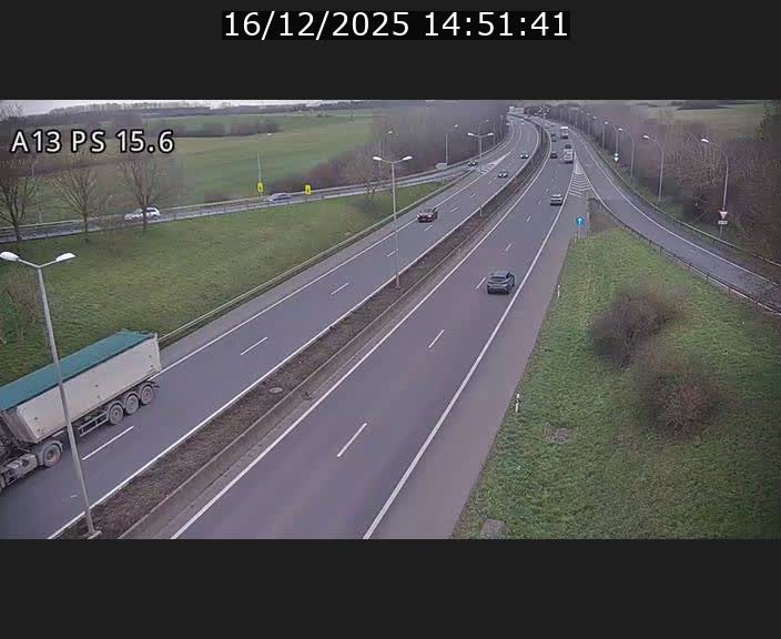 Traffic live webcam Luxembourg Kayl - A13 direction Dudelange - BK 15.6