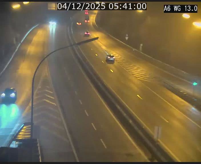 Traffic live webcam Luxembourg Mamer - A6 - BK 13 - direction Luxembourg/France/Allemagne