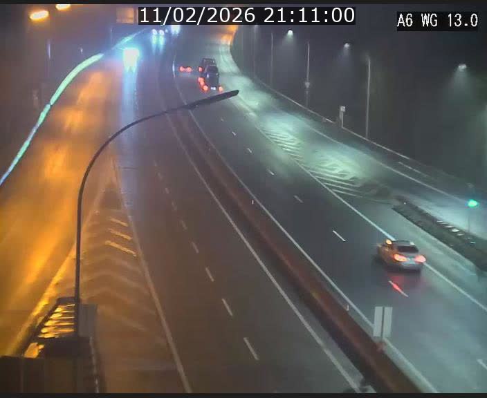 Traffic live webcam Luxembourg Mamer - A6 - BK 13 - direction Luxembourg/France/Allemagne
