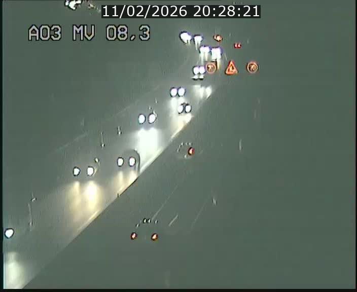 Webcam Autoroute après la Croix de Bettembourg en direction de Luxembourg sur l'A3