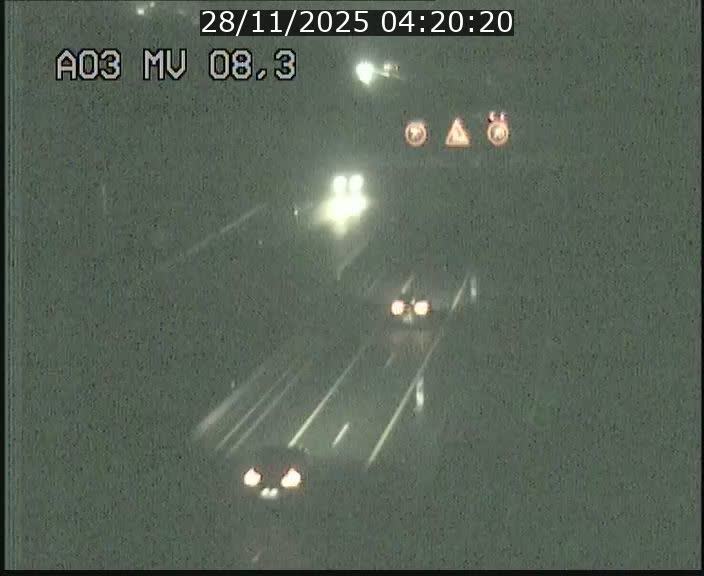 Webcam Autoroute après la Croix de Bettembourg en direction de Luxembourg sur l'A3