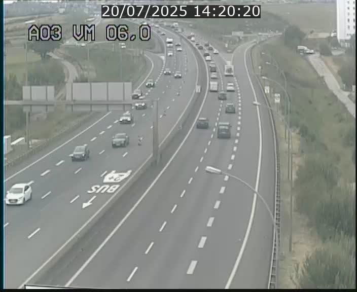Traffic live webcam Luxembourg Aire de Berchem - A3 - BK 6 - direction France