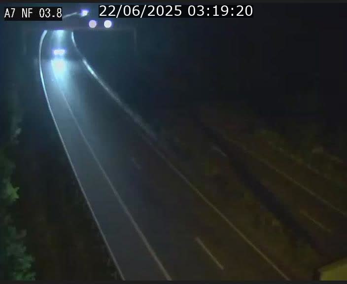 Webcam autoroute A7 au Luxembourg à la sortie du Tunnel Stafelter vers le Nord