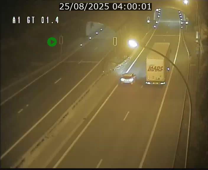 Traffic live webcam Luxembourg Hesperange - A1 direction Kirchberg - BK 1.4