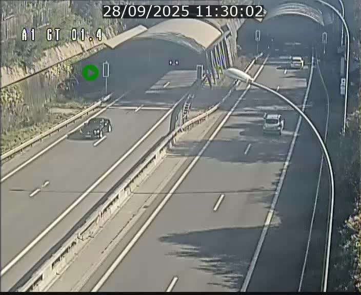 Traffic live webcam Luxembourg Hesperange - A1 direction Kirchberg - BK 1.4