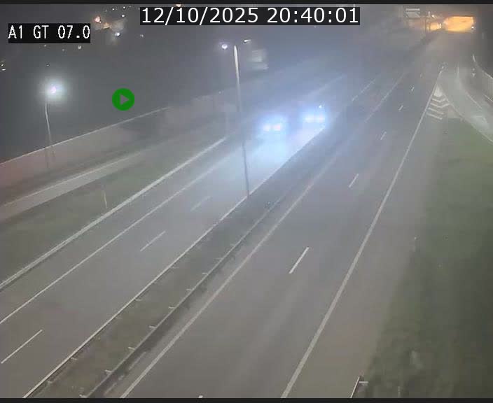 Traffic live webcam Luxembourg Cents - A1 direction Kirchberg - BK 7