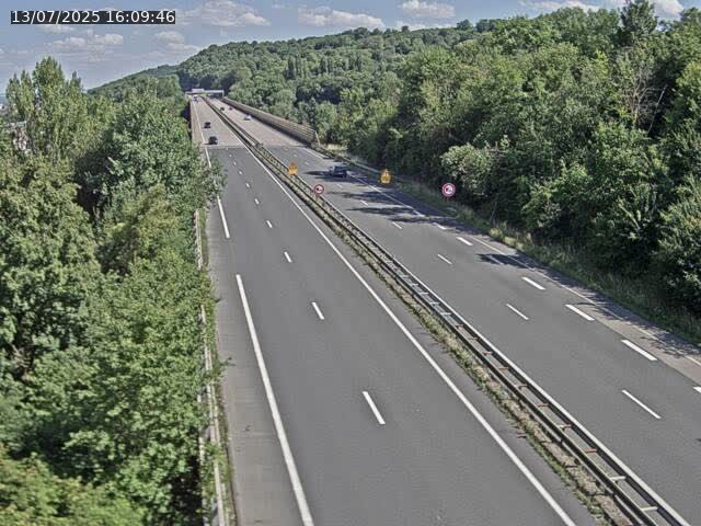 Caméra autoroute France - A30, Hayange direction Metz