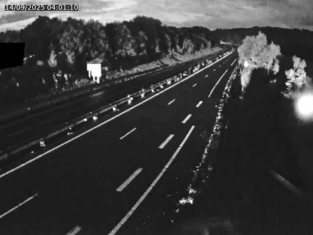 Webcam sur la N19 à Lyoffans. Vue orientée vers Vesoul