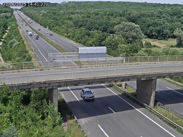 Caméra autoroute France - A31, Zoufftgen direction Luxembourg-ville, à la frontière entre la France et le Luxembourg