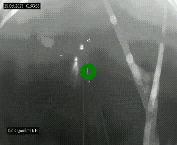 Webcam routière à la fin de la N10, en périphérique ouest d'Angouleme, proche de la jonction avec l'A10