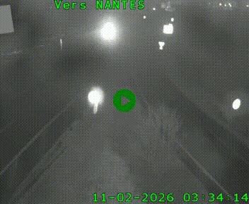 Webcam N147 au nord de Poitiers et à la jonction avec la A10