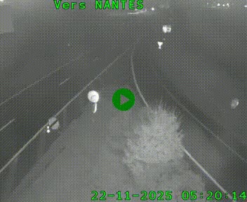 Webcam N147 au nord de Poitiers et à la jonction avec la A10