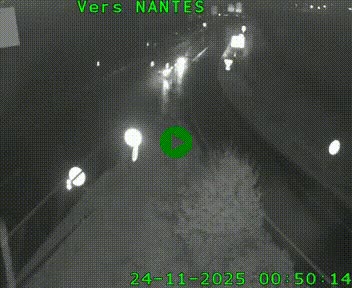 Webcam N147 au nord de Poitiers et à la jonction avec la A10