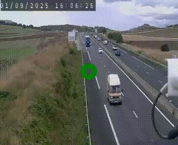 Caméra autoroute A75 à hauteur de Le Crest, en direction de Montpellier