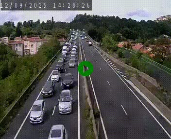 Caméra autoroute A75 à hauteur de Coudes, en direction de Clermont-Ferrand