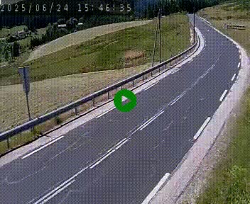 Webcam routière au niveau du col de la Chavade en Ardèche, sur la N102 à 1266 mètres d'altitude