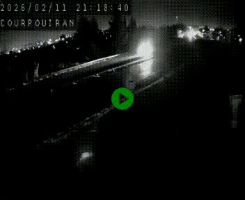 Caméra routière France - N109, Courpouiran - La plaine, en direction de Clermont l'Hérault, à la sortie de Montpellier