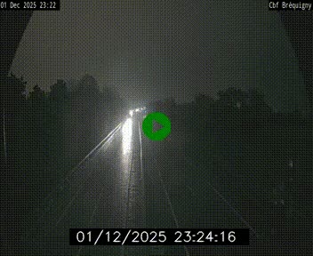 Webcam sur le périphérique de Rennes (N136) à hauteur du quartier Bréquigny, au sud de la ville