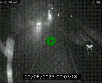Webcam sur le périphérique de Rennes (N136) à hauteur de Tizé, à l'est de la ville