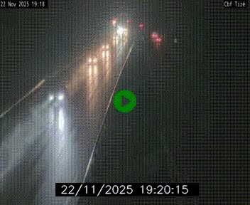 Webcam sur le périphérique de Rennes (N136) à hauteur de Tizé, à l'est de la ville