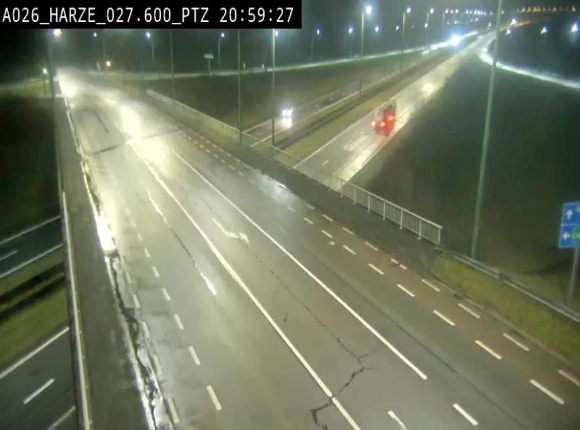 Caméra autoroute Belgique - Sougné-Remouchamps,E25 direction Luxembourg