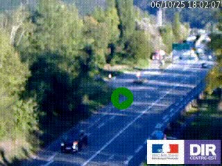 Webcam info trafic à proximité de Vizille sur la N85, au niveau du point de vue du Saut du Moine à Champagnier