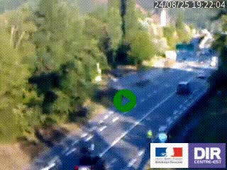 Webcam info trafic à proximité de Vizille sur la N85, au niveau du point de vue du Saut du Moine à Champagnier
