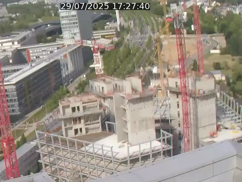 Webcam sur l'avenue John Fitzgerald Kennedy (N51) avec vue orientée vers le Findel
