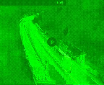 Webcam en haut de la Côte des Carreaux sur la N31 à Avesnes-en-Bray. Vue orientée vers Rouen