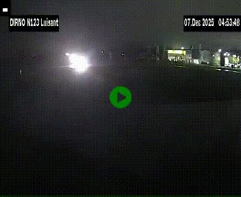 Webcam en périphérie de Chartres sur la N123, à hauteur de Luisant. Vue orientée vers Chartres