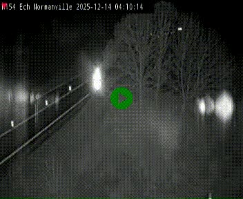 Webcam à hauteur du Leclerc Normanville sur la N154. Vue orientée vers Rouen