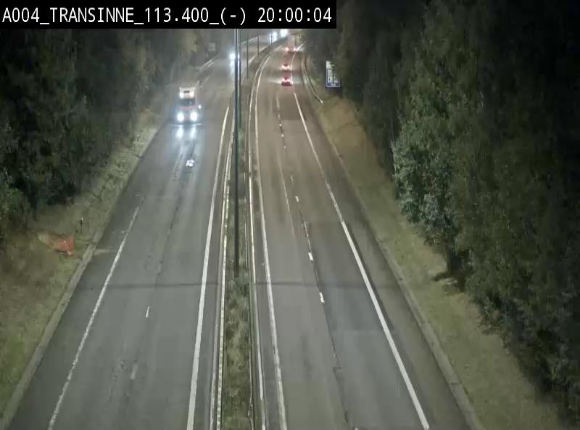 Caméra trafic E411 (A4) - Transinne direction Namur - BK 113.425