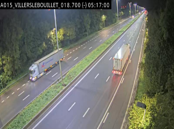 Webcam autoroute Belgique - Villers-le-Bouillet - E42 direction Liège - BK 18.7