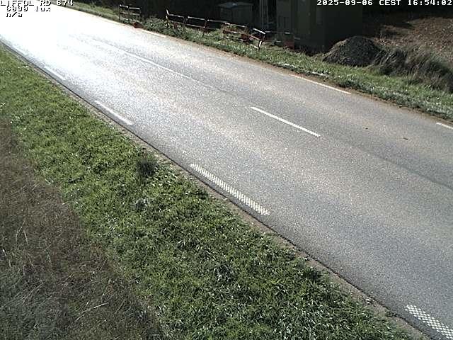 Webcam à Liffol-le-Grand dans le département des Vosges sur la D674 en direction de la Haute-Marne