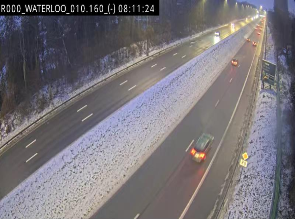 Webcam autoroute Belgique - Waterloo - R0 (ring de Bruxelles) - BK 12.3
