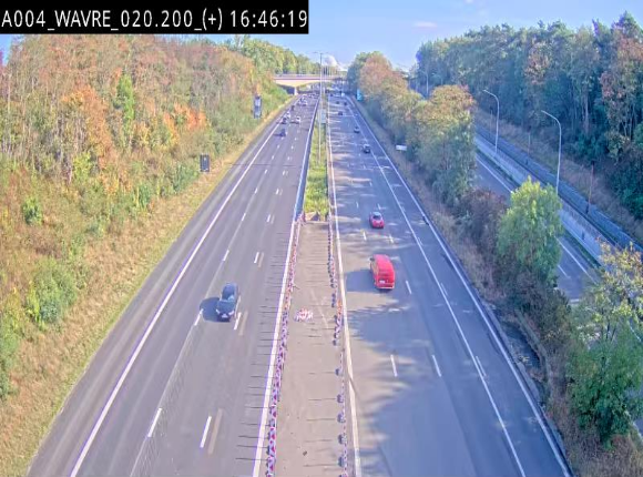 Webcam @ Wavre-sud KP 19.6, A4/E411