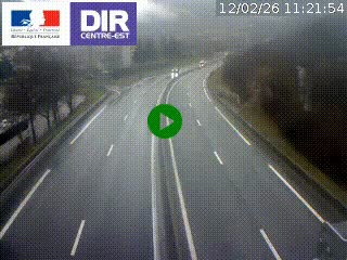 Caméra sur la Nationale 90 (N90) à La Léchère, en direction et à proximité d'Albertville