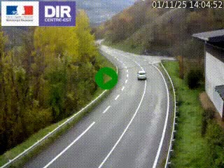 Caméra trafic sur la N90 à Bourg-Saint-Maurice, en provenance d'Aoste et en direction d'Albertville
